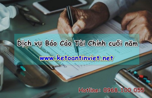 Hướng dẫn cách Báo Cáo Tài Chính cuối năm 2018