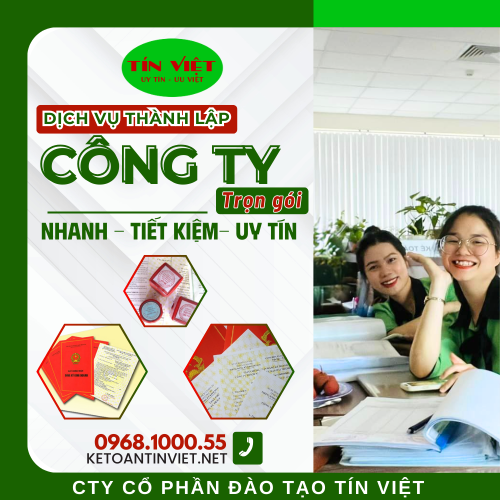Dịch vụ thành lập doanh nghiệp trọn gói Tín Việt