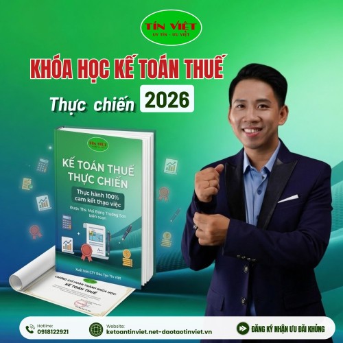 Chương trình học kế toán thuế thực chiến có chứng chỉ