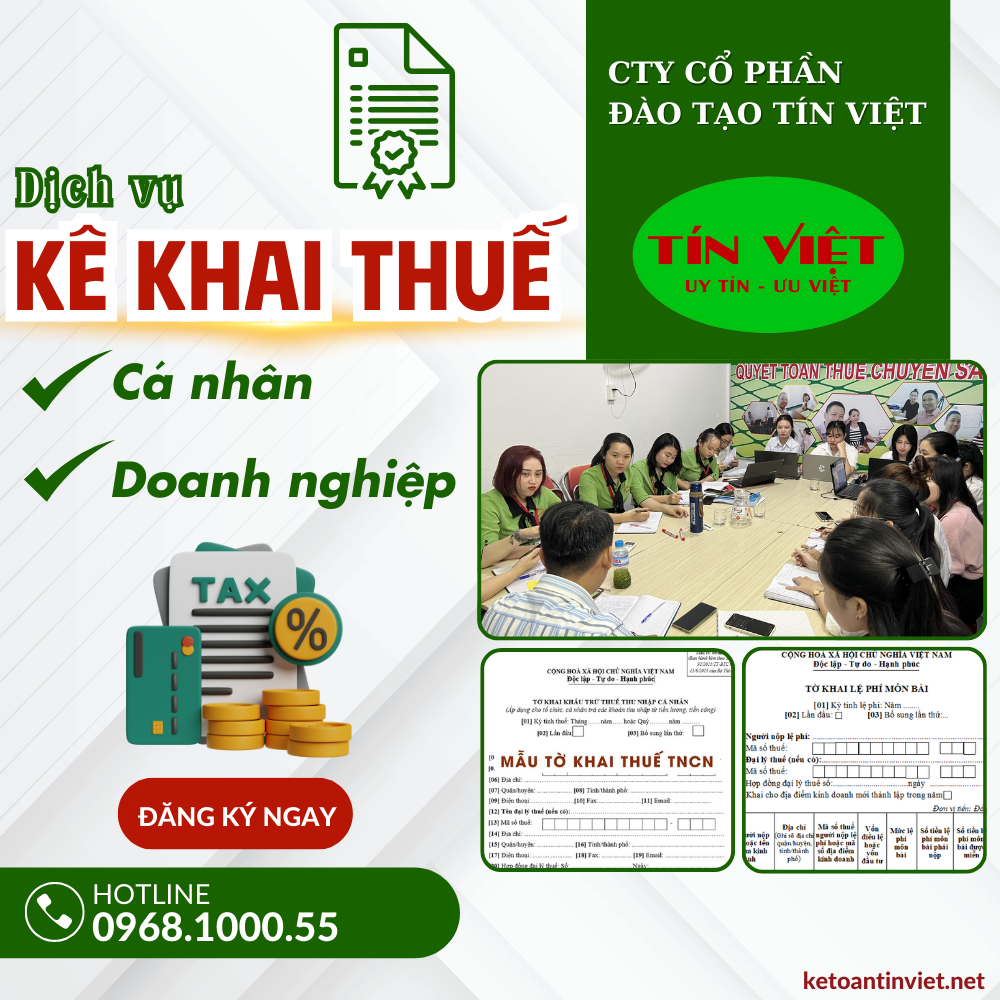 Dịch vụ kê khai thuế