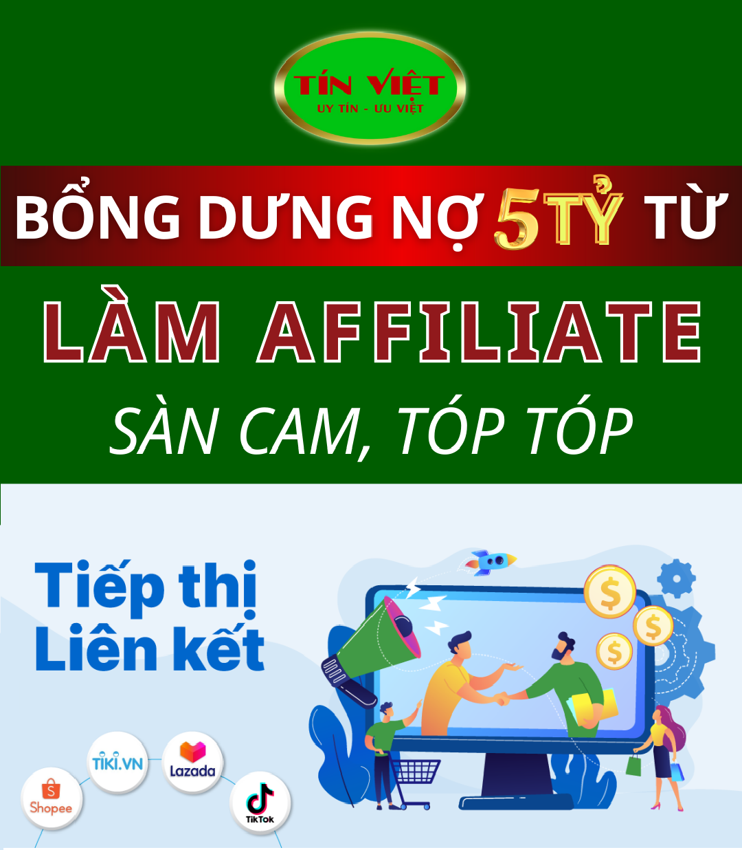 Bổng dưng nợ 5 tỷ thuế TNCN từ làm Affiliate sàn cam sàn top top