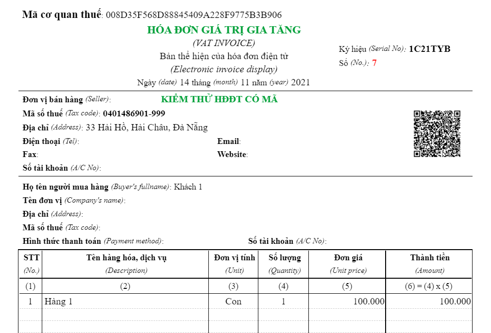 sai dia chi tren hoa don dien tu