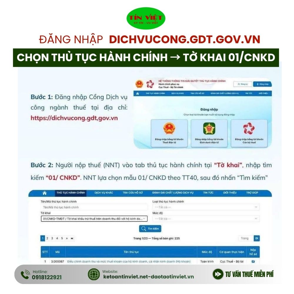 Hướng dẫn hộ kinh doanh nộp thuế theo phương pháp kê khai 2026